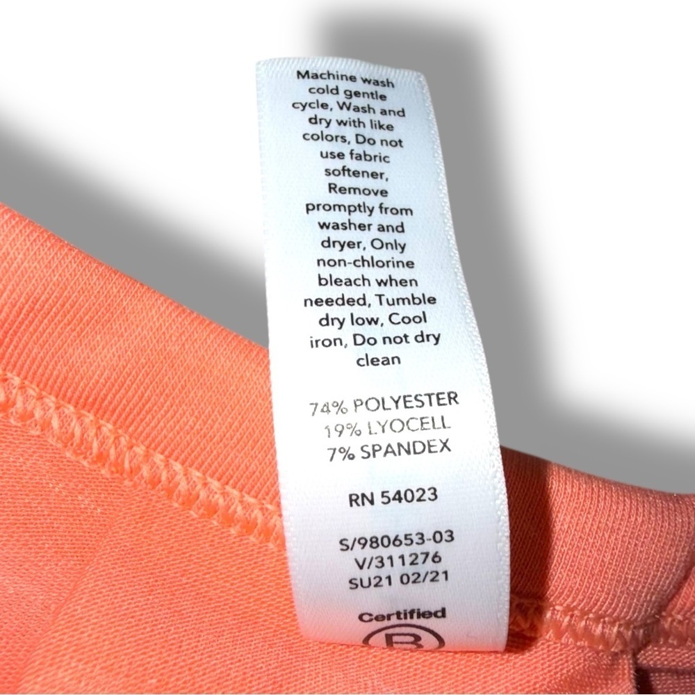 NWT ATHLETA Yin Tank - Island Coral Plus 1X - Picture 8 of 10